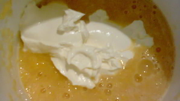 сметанно-фруктовый мусс