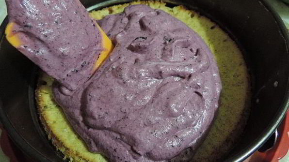 торт-мусс черничный каприз