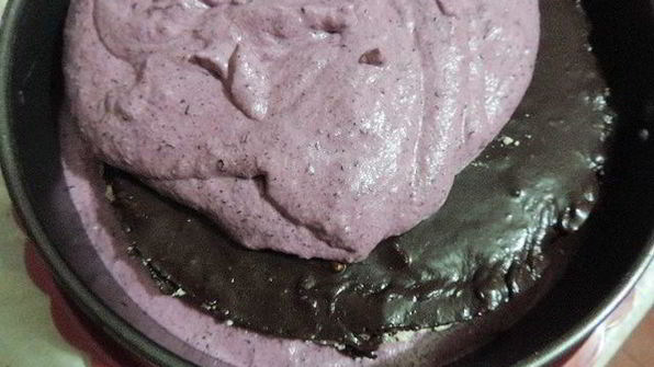 торт-мусс черничный каприз