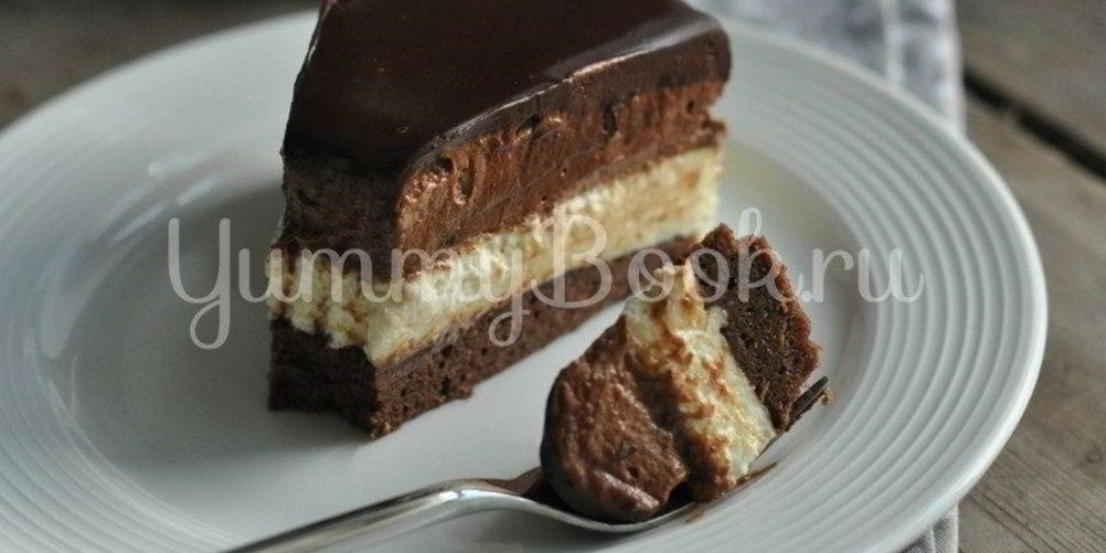 Рецепт торта-мусса сливочно-шоколадный
