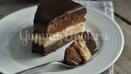 Торт-мусс сливочно-шоколадный