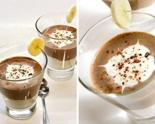 Творожно-банановый мусс для худеющих