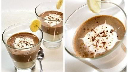 Творожно-банановый мусс для худеющих