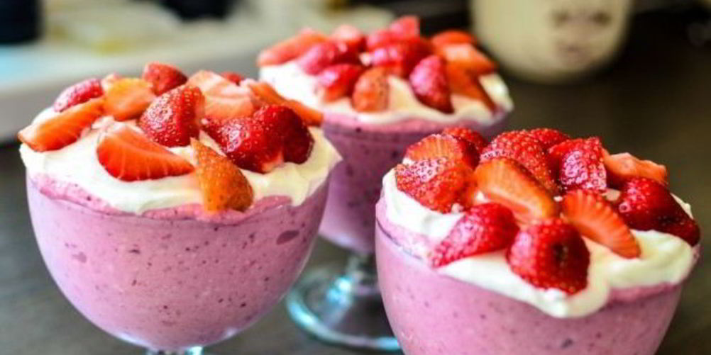 Рецепт творожно-ягодного мусс