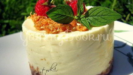 Творожный мусс с ананасом