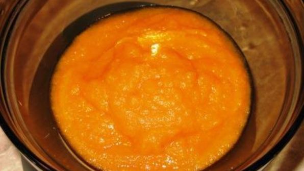 тыквенный мусс с белым шоколадом и апельсином