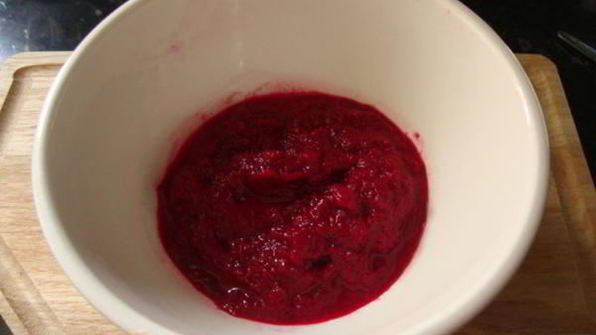 веррины со свекольно-мандариновым муссом