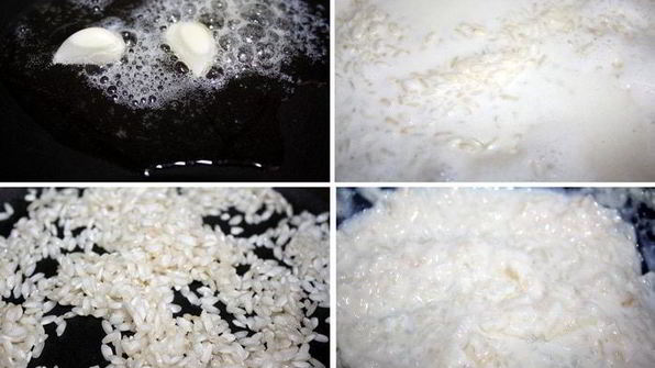 винное желе с нежным рисовым муссом и томатно-ягодным соусом