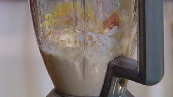 закуска из цикория с куриным муссом и тархуном