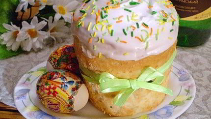 Кулич на Пасху