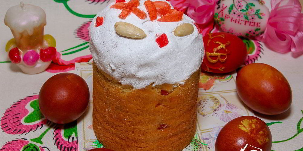 Рецепт кулича на заварном тесте