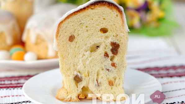 кулич на желтках