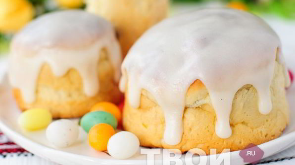 кулич на желтках