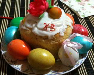 Кулич с шафраном