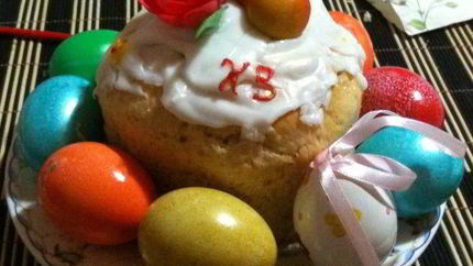 Кулич с шафраном