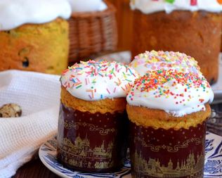 Куличи с шафраном