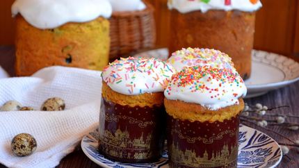 Куличи с шафраном