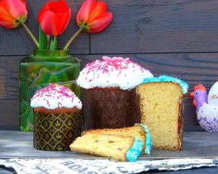 Миндальный кулич