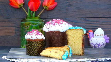 Миндальный кулич