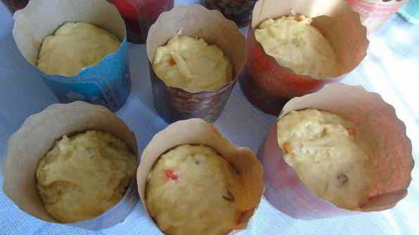 миндальный кулич