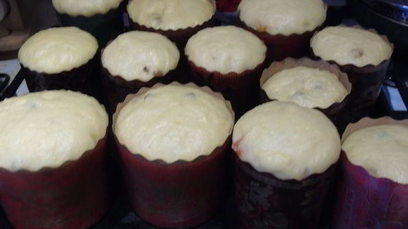 миндальный кулич