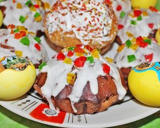 Молочная глазурь на кулич