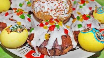 Молочная глазурь на кулич