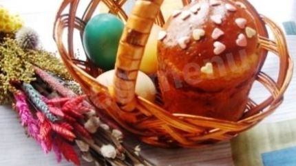 Пасха простая с изюмом