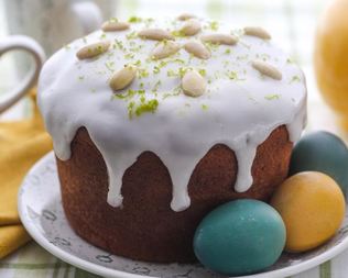 Пасхальный кулич на свежих дрожжах