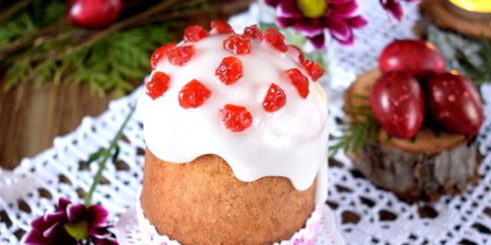 Рецепт пасхального кулича с вишней