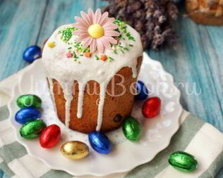 Пасхальные куличи с халвой