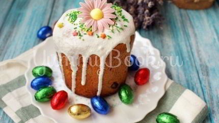 Пасхальные куличи с халвой