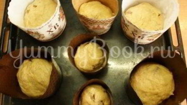 пасхальные куличи с халвой