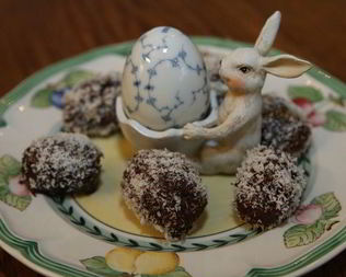 Пасхальные шоколадные яйца