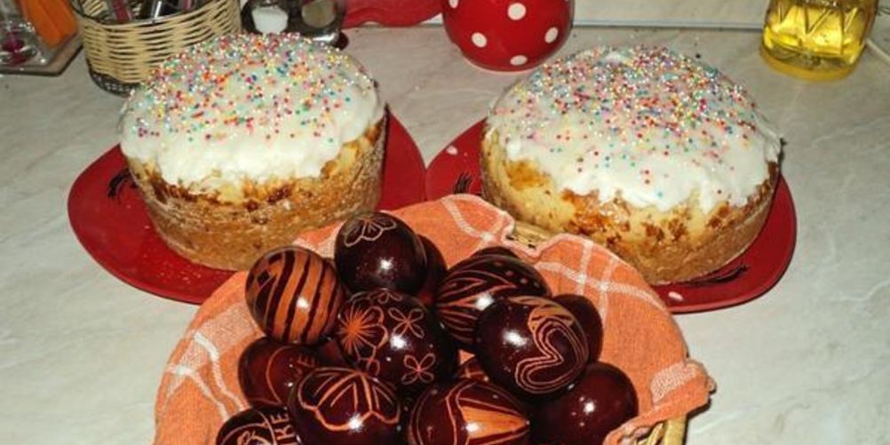Рецепт пасхальных яиц