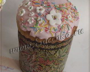 Помадка для куличей