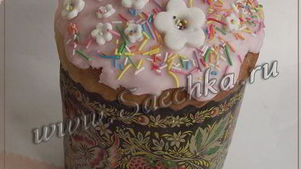 Помадка для куличей