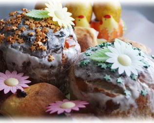 Традиционный кулич на сметане