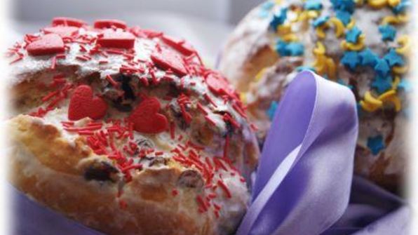 традиционный кулич на сметане