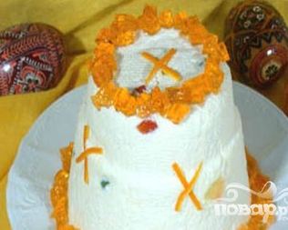 Творожная пасха с цукатами