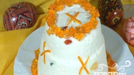 Творожная пасха с цукатами