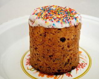 Творожный кулич