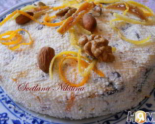 Ванильная Пасха с орехами