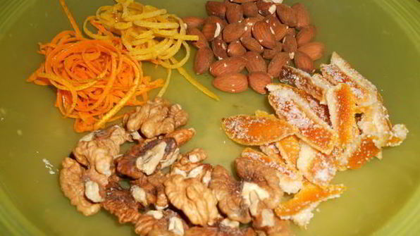 ванильная пасха с орехами