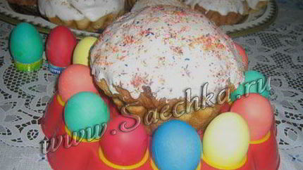 Вкусный кулич пасхальный