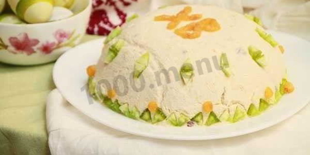 Рецепт заварной пасхи с миндалем