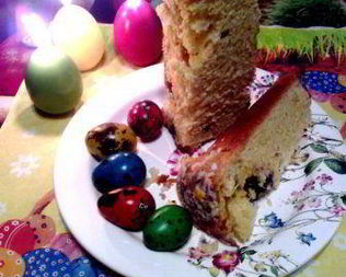Заварной пасхальный кулич