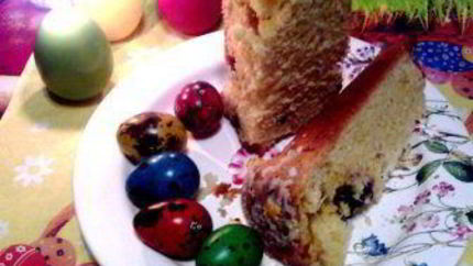 Заварной пасхальный кулич