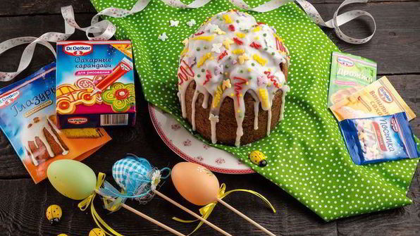 желтковый кулич с ромом