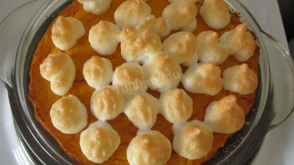 пудинг тыквенный на основе яиц